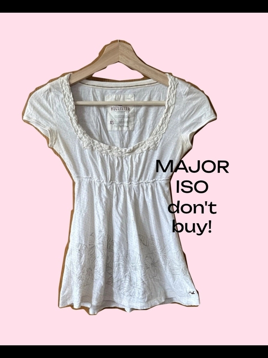 Hollister Y2K babydoll top size M/L
